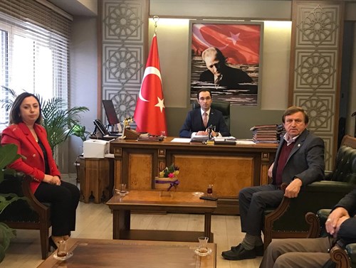 ÇAYCUMA ZİRAAT ODASI'NDAN KAYMAKAMIMIZ SAYIN MEHMET GÖZE'YE ZİYARET