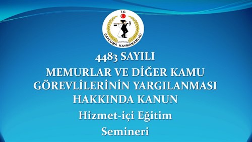 4483 HİZMET-İÇİ EĞİTİM SUNUMU-2021