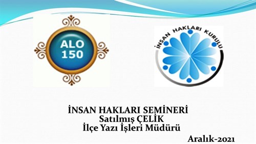 İNSAN HAKLARI SUNUMU-2021